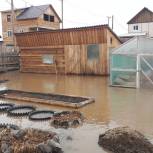 В поселке Сотниково решили вопрос с устранением последствий затопления дома и участка