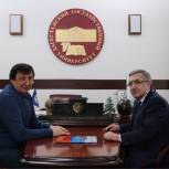 Депутат Госдумы Юрий Левицкий посетил Дагестанский государственный университет