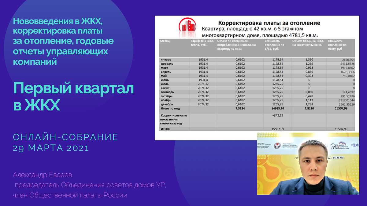 О нововведениях в ЖКХ и корректировке платы за отопление рассказали  активистам многоквартирных жилых домов