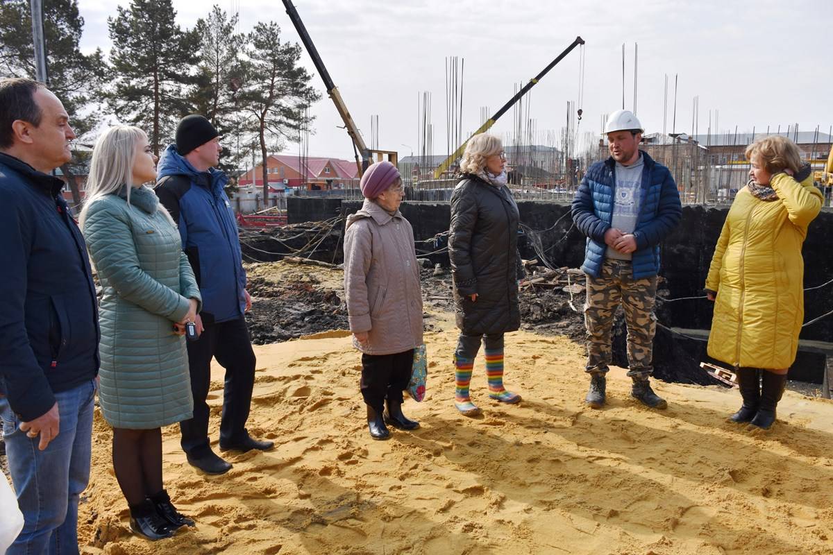 В городе Сасово продолжается строительство нового здания школы №1