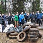 Молодогвардейцы занялись очисткой леса на Короткова