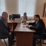 Краевой депутат провел выездной прием граждан