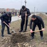 В Каспийске состоялась акция в память о погибших во время Великой Отечественной войны «Сад памяти»