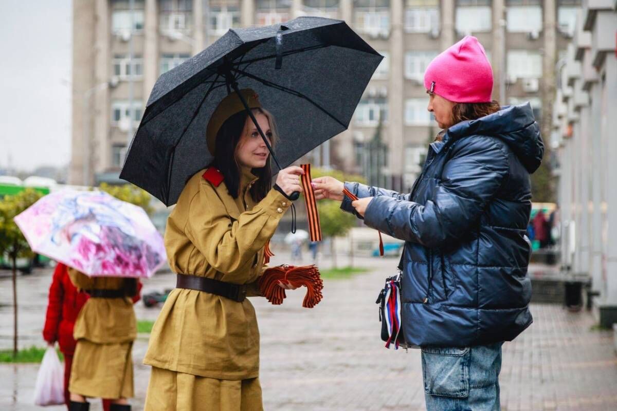 Липецкая область присоединилась к Всероссийской акции «Георгиевская лента»