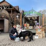 Единороссы Москвы передали более 200 кг корма в питомник для собак при Мариупольском зоопарке