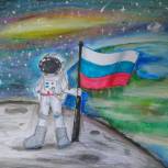 В Кусе подвели итоги конкурса детских рисунков, посвященных Дню космонавтики
