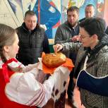 Тамбовские партийцы посетили Михайлюковскую общеобразовательную школу Новоайдарского района