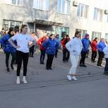 «Единая Россия» провела «Зарядку с чемпионом» в Кемеровской области