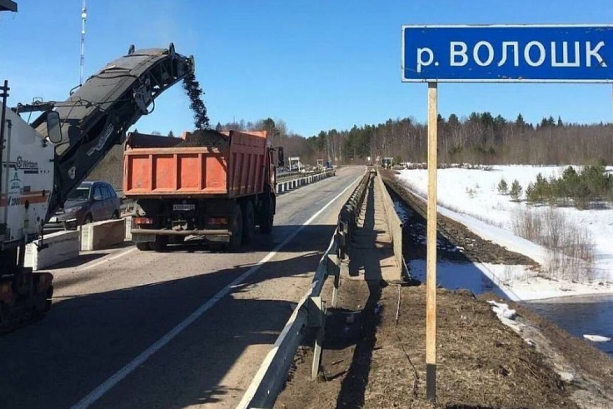 В Каргопольском округе дорожники приступили к активной фазе работ