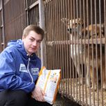 Волонтёры «Единой России» передали корм в тульский приют для бездомных животных