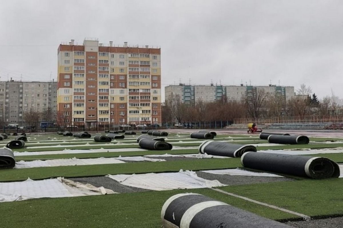 В Ленинском районе началась реконструкция стадиона «Лидер» | 17.04.2024 |  Челябинск - БезФормата