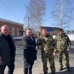 Партийцы оказывают содействие оренбургским бойцам