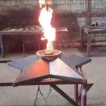 Для мемориала на Аллее Славы в Голопристанском округе Херсонской области изготовили новую горелку Вечного огня