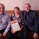 В Нагайбакском районе поздравили почетного гражданина