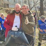 Вологодские единороссы приняли участие в общегородском субботнике
