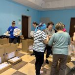 Атнинские молодогвардейцы приняли участие в сортировке гумгруза бойцам в зону СВО