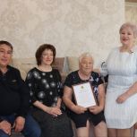 В селе Агаповка Клавдия Батурина отметила 90 лет
