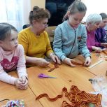 80 георгиевских брошей к 80-летию Великой Победы сделали члены клуба женского рукоделия "Макошь" и школьники из села Кубенское!