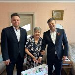 Александр Лисицын и Николай Савинский поздравили тружеников тыла с юбилеем Великой Победы