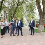 Волгоградские единороссы провели мониторинг объекта, благоустроенного в рамках партийного проекта «Городская среда»