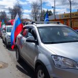 Партийцы «Единой России» в преддверии «Диктанта Победы» провели автопробег
