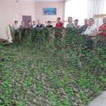 В Катав-Ивановском районе проект «СВОи сети 74» сплёл шесть маскировочных сетей
