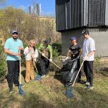 Единороссы Москвы участвуют в общегородском субботнике