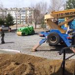 В Хорольском округе продолжаются работы по благоустройству и сохранению культурного наследия
