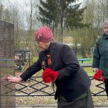 Дочь фронтовика смогла посетить могилу отца
