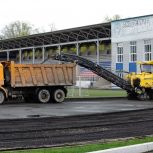 В Кыштымском городском округе проходит капитальный ремонт стадиона физкультурно - спортивного комплекса