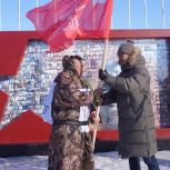 Тазовчане с уважением встретили Знамя Победы