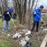 Единороссы Первомайского района организовали субботник в рамках «Месячника чистоты»