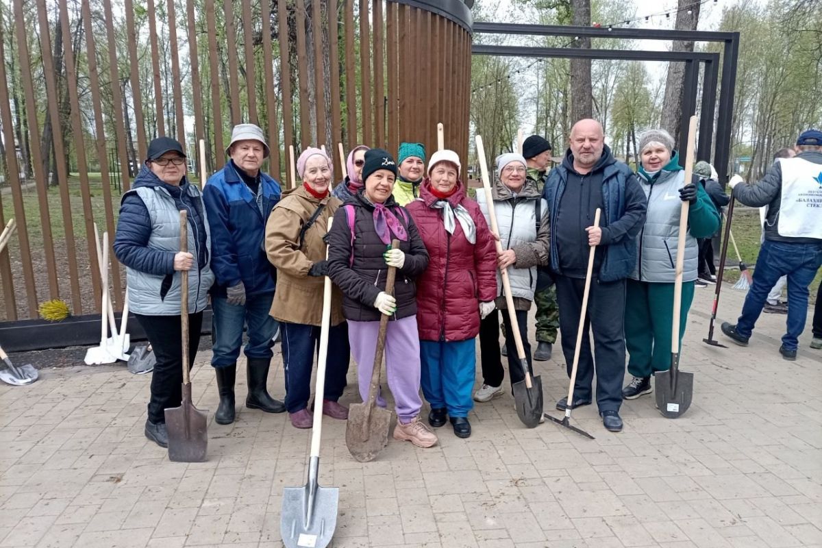 Балахнинские активисты «Единой России» присоединились к Всероссийскому субботнику