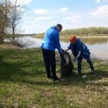 Клетские партийцы провели  субботник у прибрежной зоны Дона