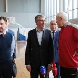 Дмитрий Миляев ознакомился со спортивной инфраструктурой Одоевского района
