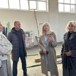 Мария Смагина посетила объекты строительства и капитального ремонта