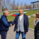 Юрий Любарский ознакомился с развитием спортивной инфраструктуры Суворова
