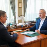 Секретарь Генсовета «Единой России» Владимир Якушев и губернатор Владислав Шапша обсудили социально-экономическую ситуацию в Калужской области