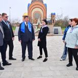 Партийный десант: строительная готовность парка «Патриот» в Буденновске – более 80 процентов