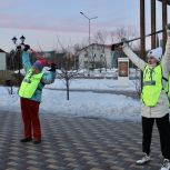 «Северная ходьба»: губкинцы за здоровый образ жизни