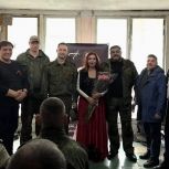 Депутаты «Единой России» и артисты Кубани поздравили казаков и добровольцев «Барса» с наступающим Днём Победы в зоне СВО