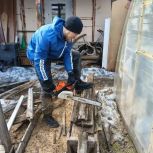 Волонтеры Единой России из Комсомольска-на-Амуре помогли матери бойцов СВО подготовиться к весеннему сезону