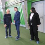 Министр спорта Андрей Щелоков посетил теннисный центр «АМЕО-спорт»