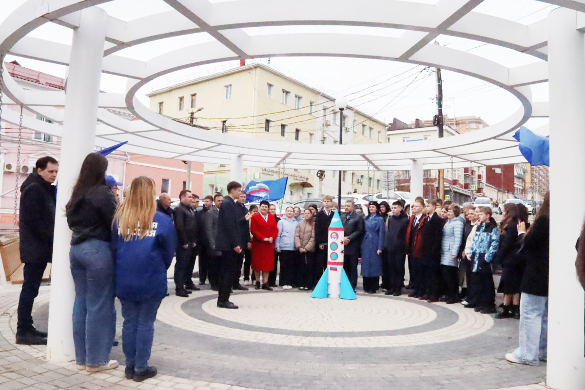 В Курске появился свой «космодром», на котором собрали ракету