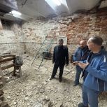 Сергей Кукушкин проинспектировал реставрацию Летнего клуба Дворянского собрания в Рязани
