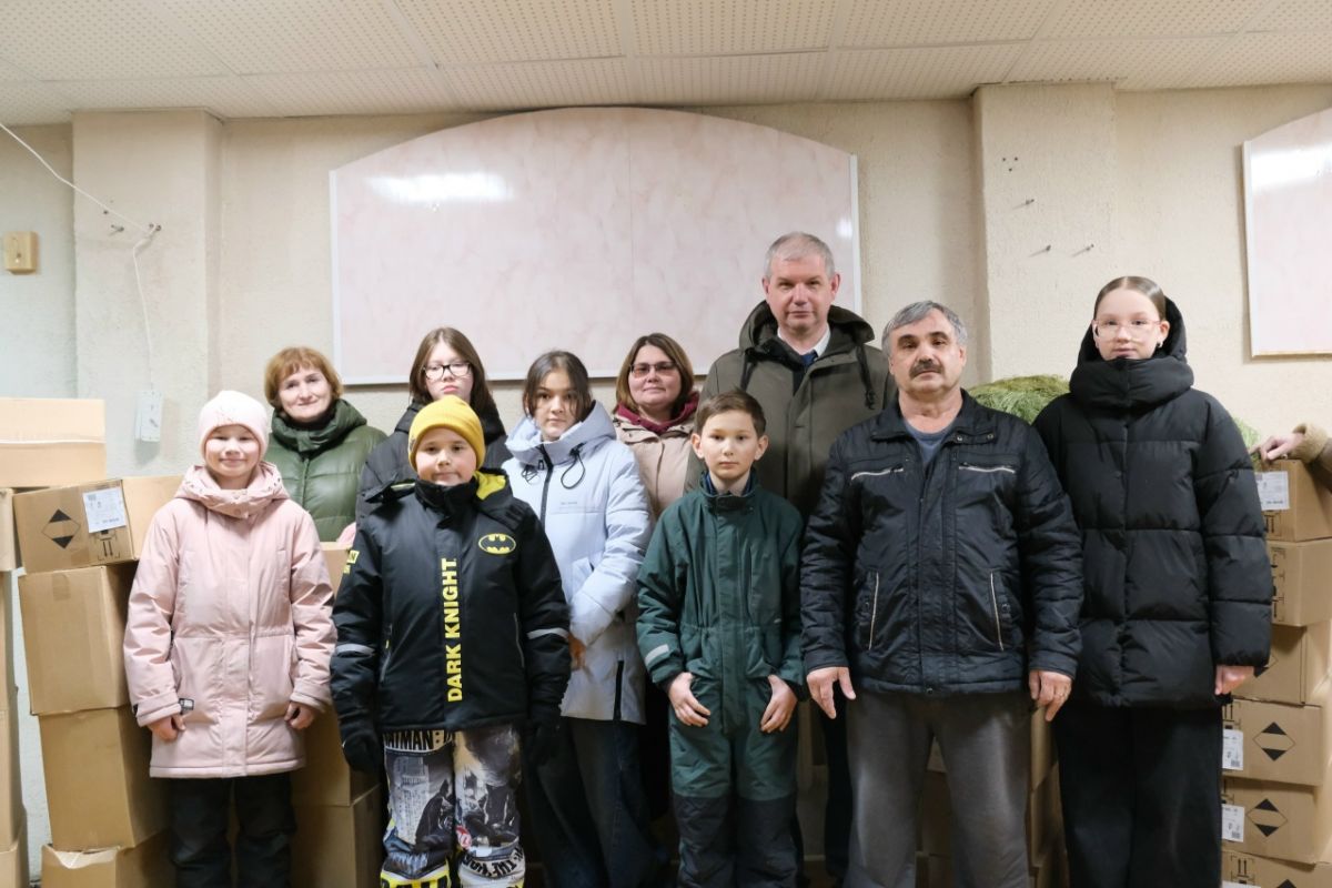 Гуманитарный груз от школы №2 передан для отправки в зону проведения СВО
