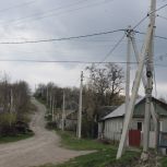 В селе Веселая Гора по народной программе Единой России восстанавливают электросети