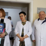 Курские партийцы проведали детей и военнослужащих, проходящих лечение в клиниках