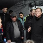 Заур Аскендеров посетил пострадавшее от наводнения село Мамедкала Дербентского района