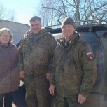 Московские единороссы передали помощь для раненых бойцов